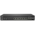 SonicWall Switch SWS12-10FPoE with Wireless Network Management and Support (1 Year)