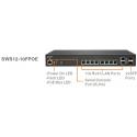 SonicWall Switch SWS12-10FPoE with Wireless Network Management Essential and Support (1 Year)