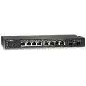 SonicWall Switch SWS12-8PoE with Wireless Network Management and Support (1 Year)