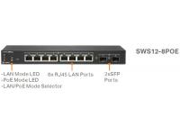 SonicWall Switch SWS12-8PoE with Wireless Network Management and Support (1 Year)