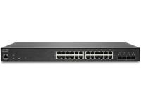 SonicWall Switch SWS14-24FPoE with Wireless Network Management and Support (1 Year)