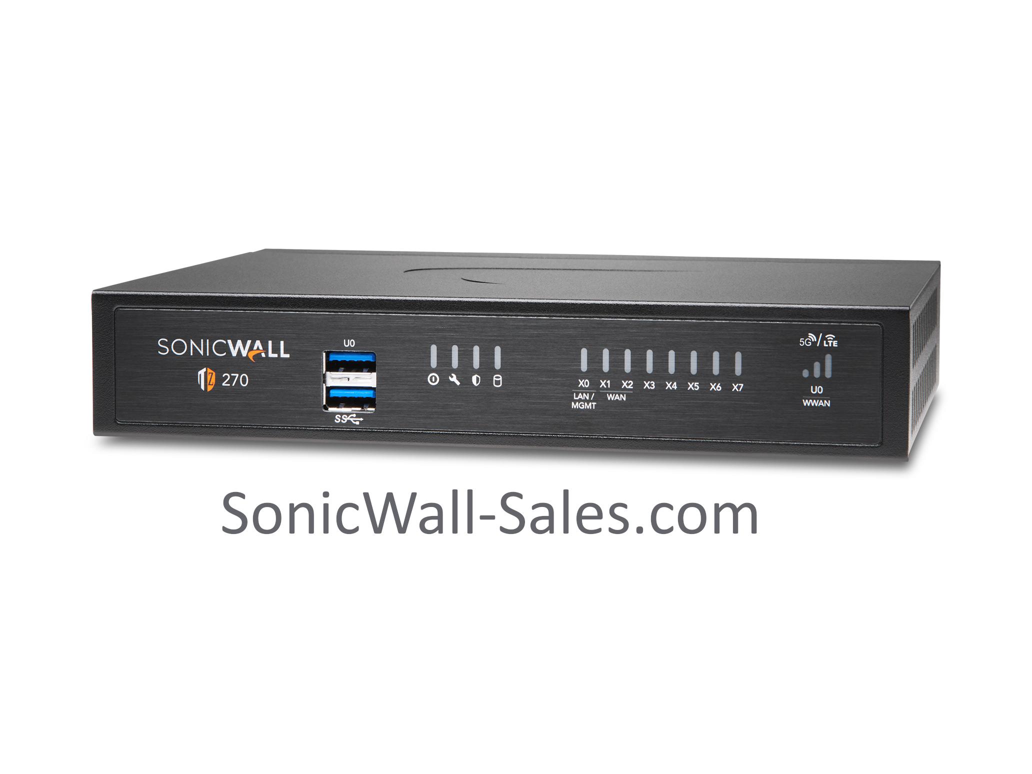 SonicWall TZ270 (hardware only)