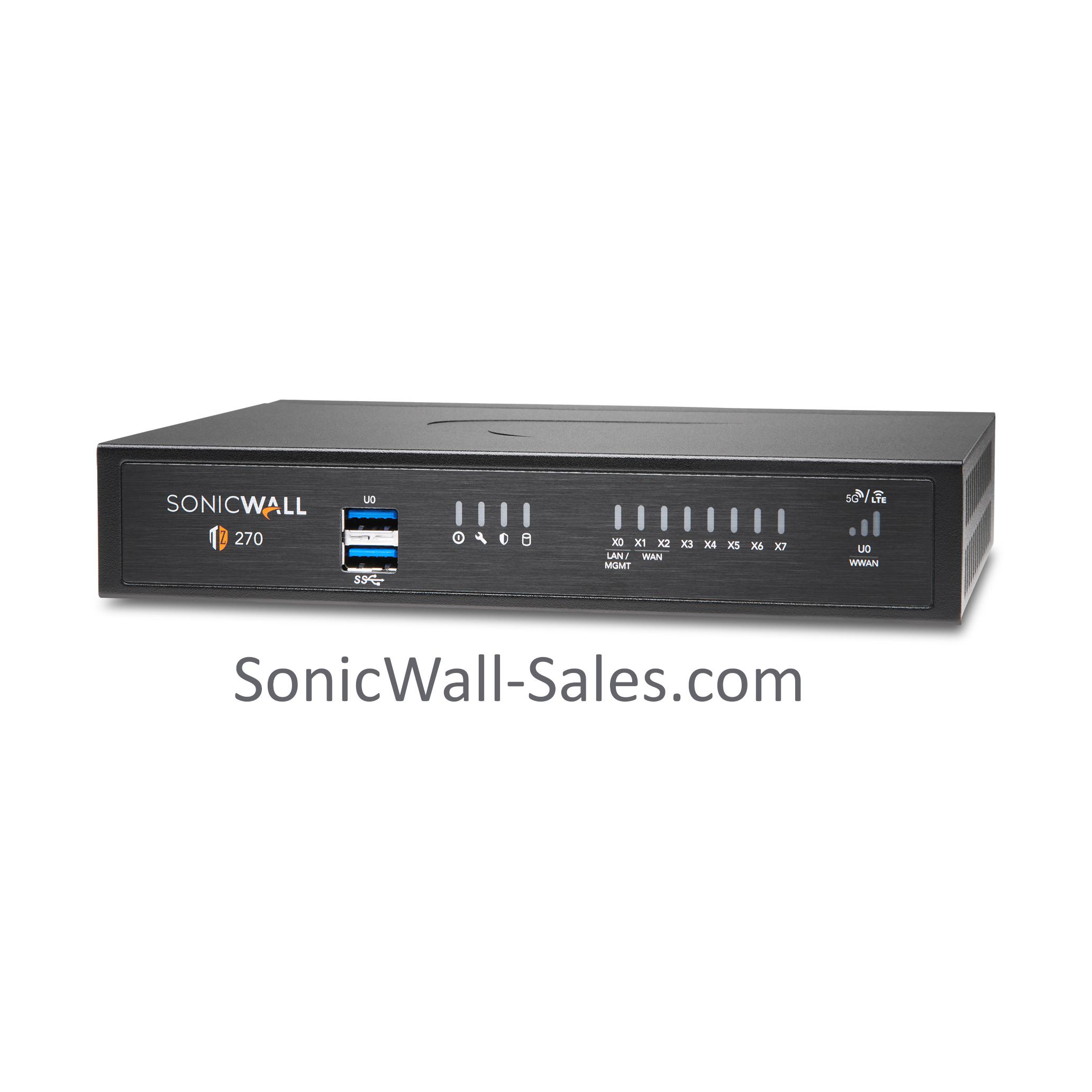 SonicWall TZ270 TotalSecure Essential Edition (1Year)