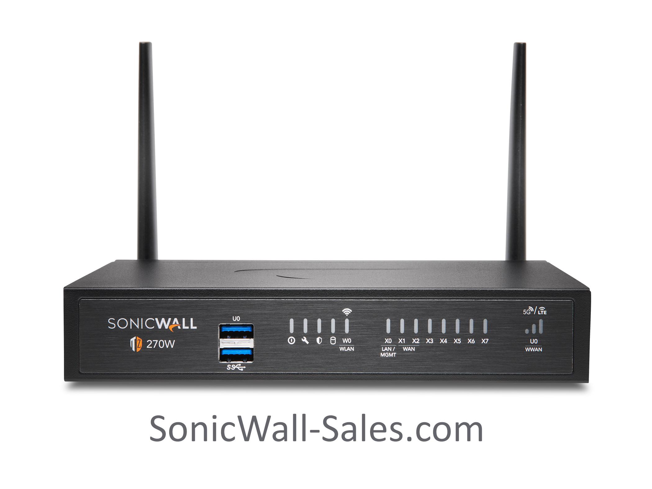 and　送料無料-　TZ270　Upgrade　Network　Plus　ソニックウォール　Appliance　Secure　SonicWall　Security　Advanc